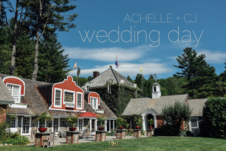 Achelle and Cj’s wedding in Vermont